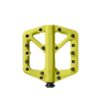 Keltaiset Crankbrothers Pedal Stamp 1 polkimet