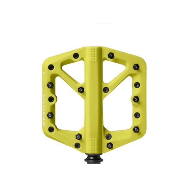 Keltaiset Crankbrothers Pedal Stamp 1 polkimet