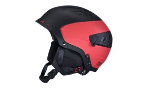 K2 Diversion Audio Helmet laskettelu/pyöräilykypärä musta/punainen