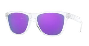 Oakley Frogskins Polished Clear Prizm Violet aurinkolasit-0
