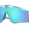 Oakley Jawbreaker Matte Clear Prizm Sapphire Iridium urheilu/aurinkolasit-0