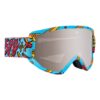 Spy Crusher Elite Jr Pizza/Fries Bronze Silver Spectra Mirror lasten ja nuorten laskettelulasit