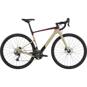 Beige Cannondale Topstone Carbon 3 gravel-pyörä