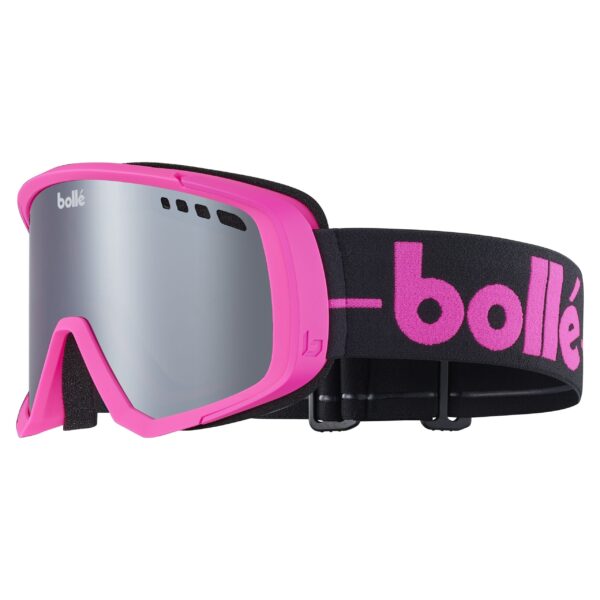 Bollé Mammoth Pink Heritage Matte Black Chrome laskettelulasit