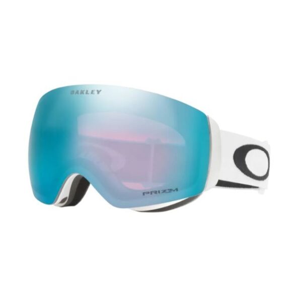 Oakley Flight Deck M Matte White Prizm Snow Sapphire Iridium laskettelulasit