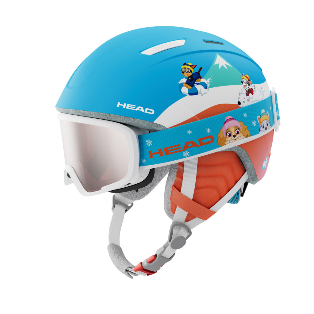 Head Mojo Paw Patrol Jr lasten laskettelukypärä ja -lasit