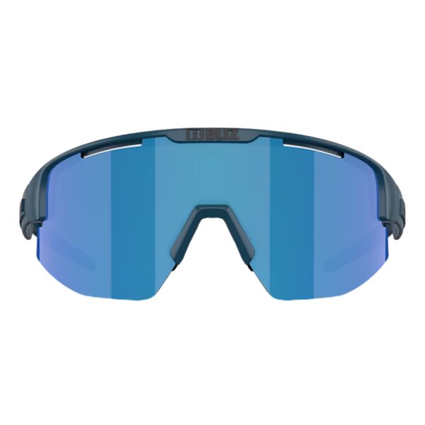Bliz Matrix Matte Blue Brown Mirror Blue urheilulasit edestä kuvattuna