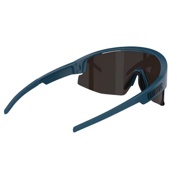 Bliz Matrix Matte Blue Brown Mirror Blue urheilulasit takaviistosta kuvattuna