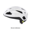 Musta/valkoinen Oakley ARO3 Endurance MIPS pyöräilykypärä sivusta kuvattuna