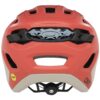 Beige/punainen Oakley DRT5 Maven MIPS pyöräilykypärä takaa kuvattuna