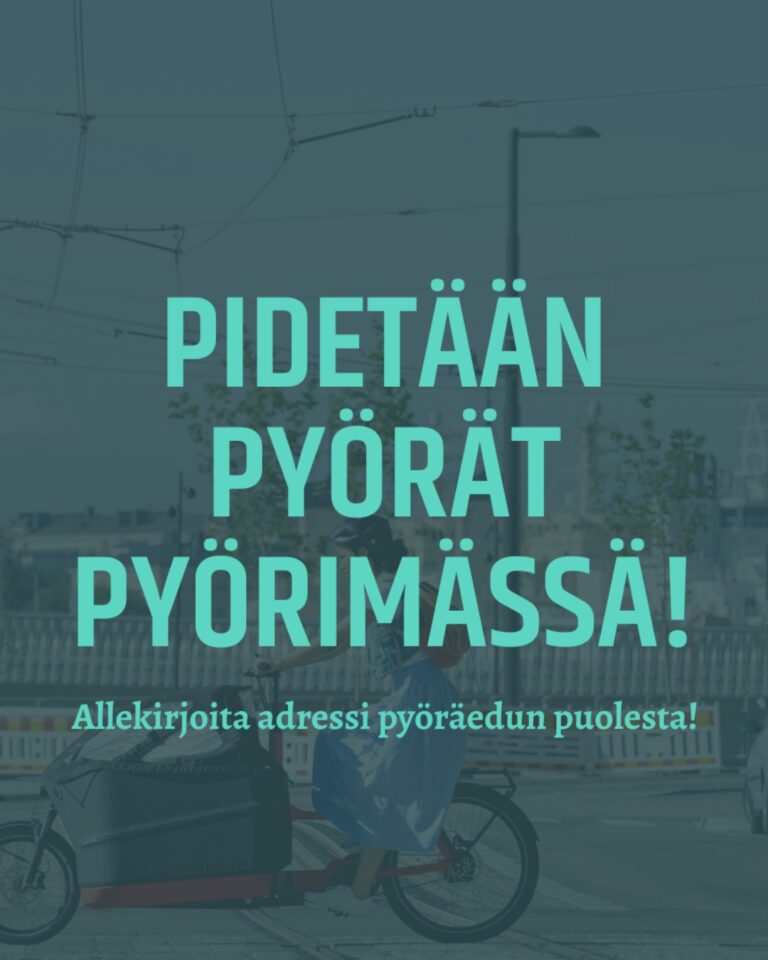 Pidetään pyörät pyörimässä!