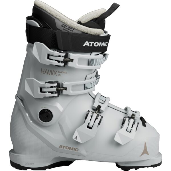 Valkoinen Atomic Hawx Magna 75 W 2026 naisten laskettelumono