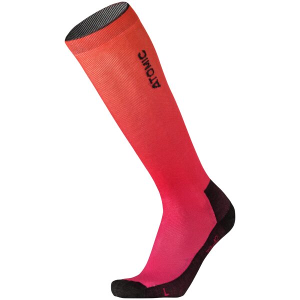 Punainen Atomic Pro Ski Sock laskettelusukka