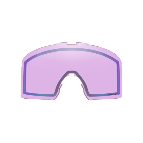 Oakley Line Miner L Replacement Lens Prizm Snow Iced Iridium vaihtolinssi edestä kuvattuna