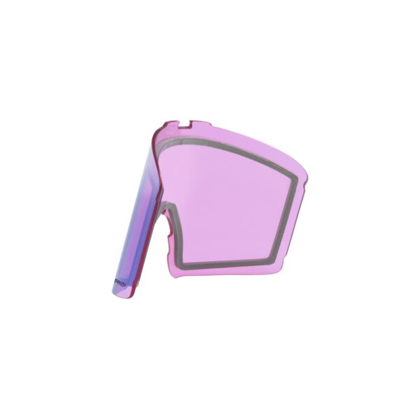 Oakley Line Miner L Replacement Lens Prizm Snow Iced Iridium vaihtolinssi sivusta kuvattuna