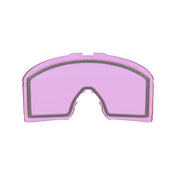 Oakley Line Miner L Replacement Lens Prizm Snow Iced Iridium vaihtolinssi takaa kuvattuna
