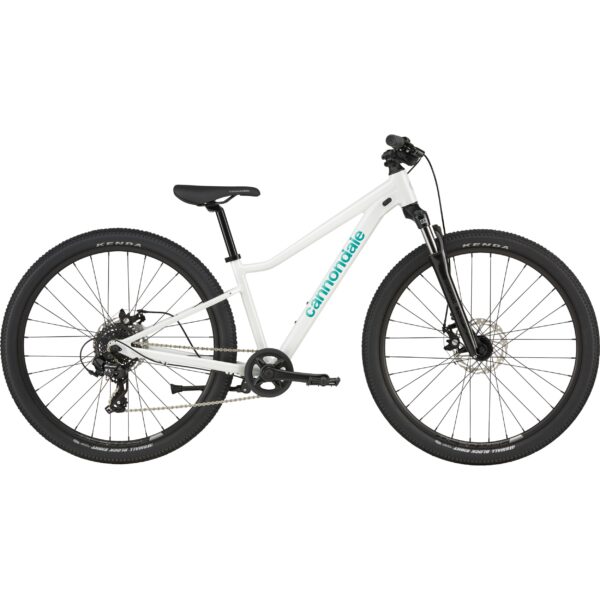 Cannondale Kids Trail 26 C1 nuorten maastopyörä valkoinen sivusta kuvattu
