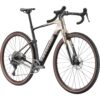 Cannondale Topstone Carbon 4 CUES 1x gravel-pyörä etuviistosta kuvattuna