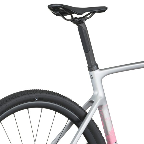 Harmaa/pinkki Scott Addict Gravel 30 gravel-pyörä