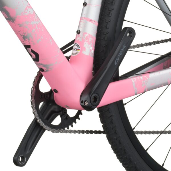 Harmaa/pinkki Scott Addict Gravel 30 gravel-pyörä