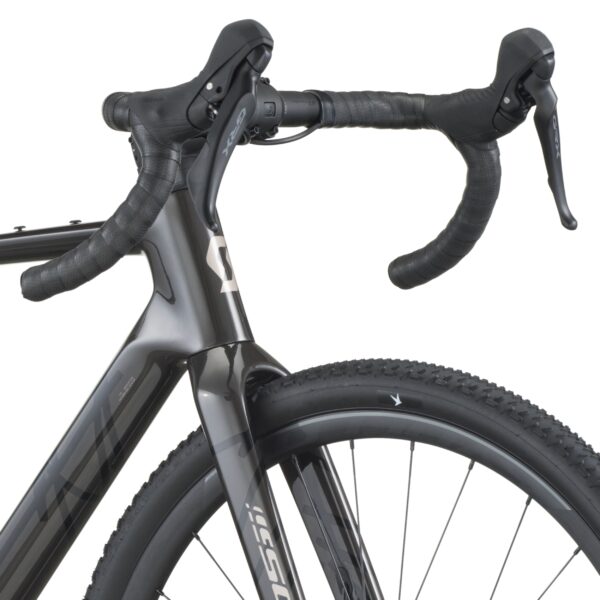 Musta Scott Addict Gravel 30 gravel-pyörä