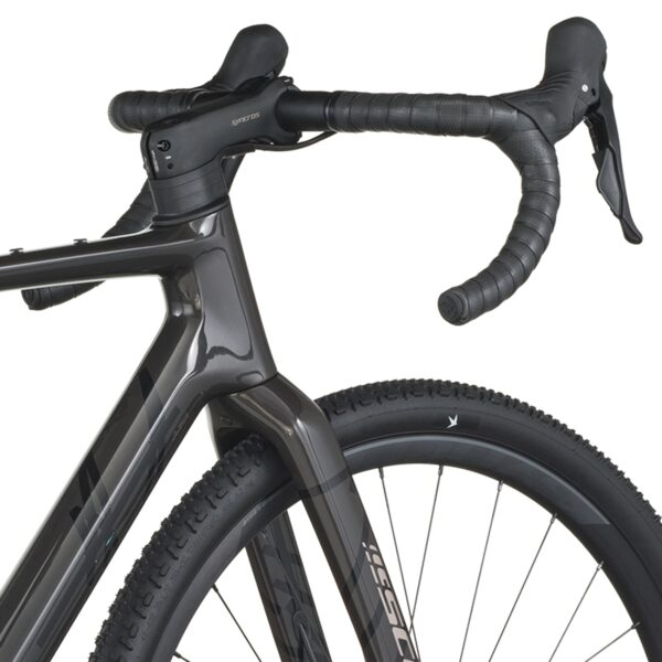 Musta Scott Addict Gravel 30 gravel-pyörä