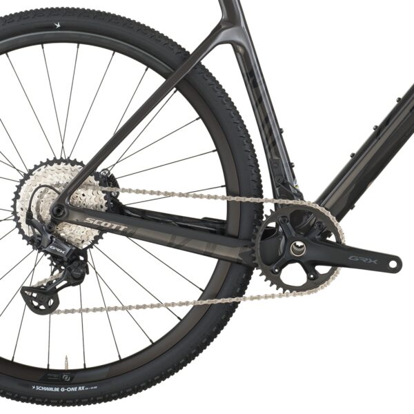 Musta Scott Addict Gravel 30 gravel-pyörä
