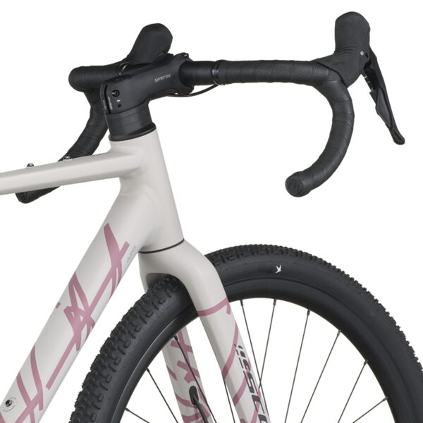 Harmaa/pinkki Scott Speedster Gravel 30 gravel-pyörä