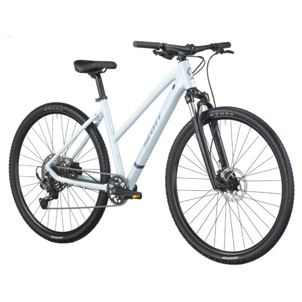 Scott Sub Cross 20 Slope hybridipyörä etuviistosta kuvattuna