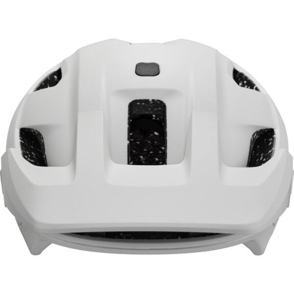 Valkoinen Cannondale Terrus pyöräilykypärä edestä kuvattuna