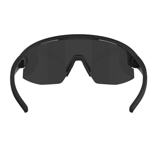 Bliz Matrix Matte Black Smoke Silver Mirror urheilulasit sisältä kuvattuna