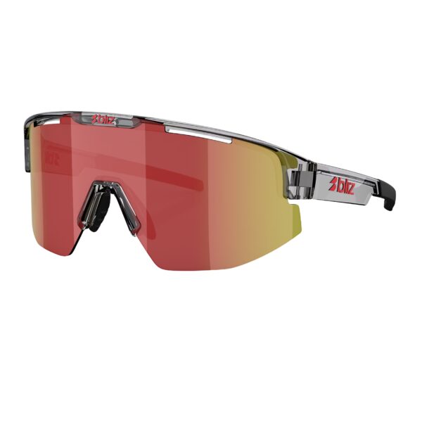 Bliz Matrix Transparent Dark Grey Red urheilulasit