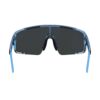 Bliz P003 Transparent Blue Ice Blue urheilulasit sisältä kuvattuna