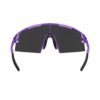 Bliz P006 Transparent Purple Smoke Purple Mirror urheilulasit sisältä kuvattuna
