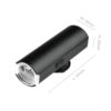 Halo Beta 950lm USB-ladattava etuvalo mitat