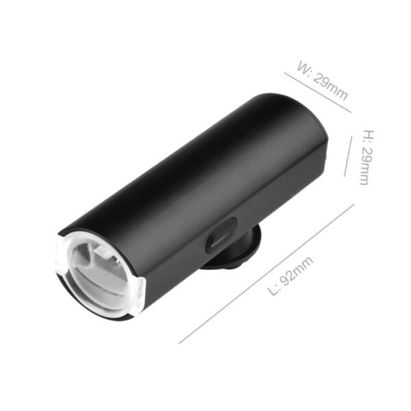 Halo Beta 950lm USB-ladattava etuvalo mitat