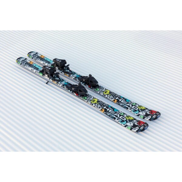 Head Monster Easy JRS + JRS 4.5 GW CA 2027 lasten laskettelusukset 127 cm fiiliskuvassa