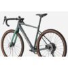 Vihreä Cannondale Topstone CAAD 3 CUES 1x gravel-pyörä takaviistosta kuvattuna