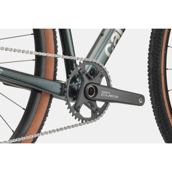 Vihreän Cannondale Topstone CAAD 3 CUES 1x gravel-pyörän keskiö